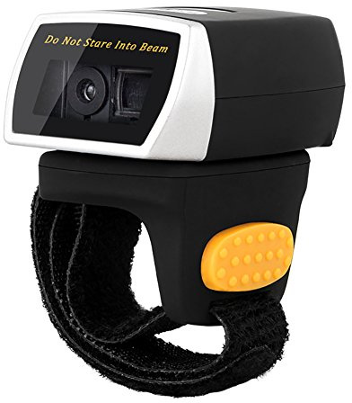 NETUM Mini Bluetooth CCD Streckkodsläsare Bärbar Ring Trådlös 1D CCD Streckkodsläsare för Mobil Betalning Datorskärm Stöder Android/iOS/Windows NT-R3
