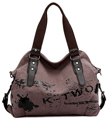 Frauen Damen Leinentaschen Segeltuch Taschen Lässige Vintage Hobo Leinwand Multi-Pocket täglich Geldbörse Messenger Top Griff Schulter große Tote Shopper Handtasche Einkaufen Graffiti Taschen