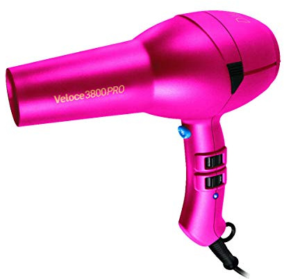 Diva Edit Veloce 3800 Pro Föhn - Haartrockner - 4 Hitze- und 2 Gebläsestufen - Cold Shot - 3m langes Kabel, pink