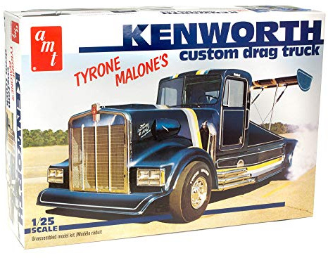 AMT AMT1157/06 1/25 Kenworth Drag Truck Bandag Bandit Plastikmodellbausatz, Black