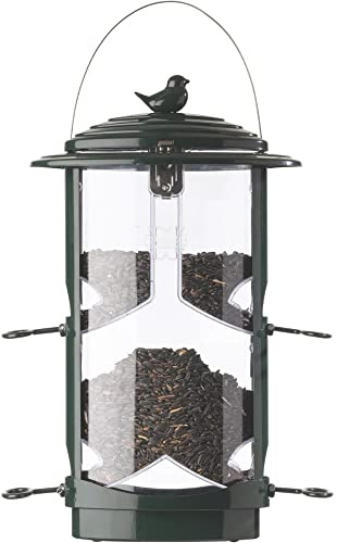 Squirrel-X 111IN Bird Feeder, Dark Green