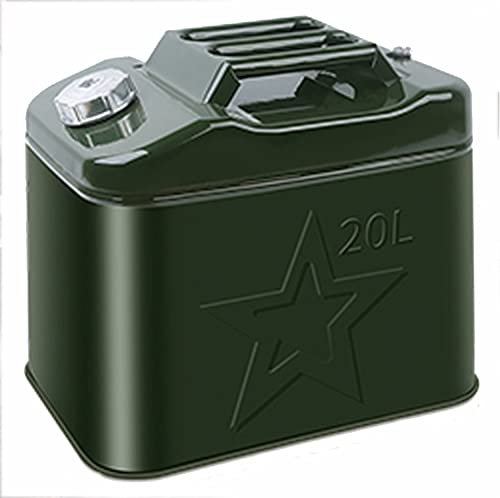JIADUOFU 10l/20l/25l/30l/35l/40l/50l/60l Tragbarer Ersatzkraftstofftank, Notfall Ersatzkraftstofftank, Für Autostragbarem Motorrad-ersatzauto-kraftstofftank,20L
