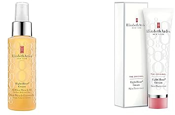Elizabeth Arden Eight Hour Cream – Skin Protectant, 50 ml & Eight Hour Cream – All-Over Miracle Oil, 100 ml, reichhaltiges Pflegeöl für Gesicht, Körper & Haar, intensive Feuchtigkeitspflege