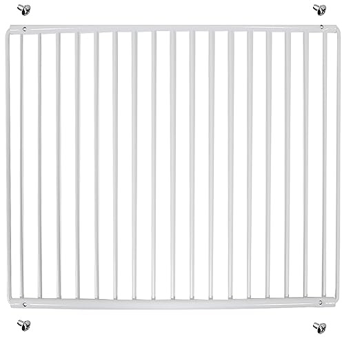 SPARES2GO Fridge Shelf compatible with Daewoo Refrigerator Freezer Adjustable White Plastic Coated Extendable Arms (Large, 425mm - 670mm x 320mm)