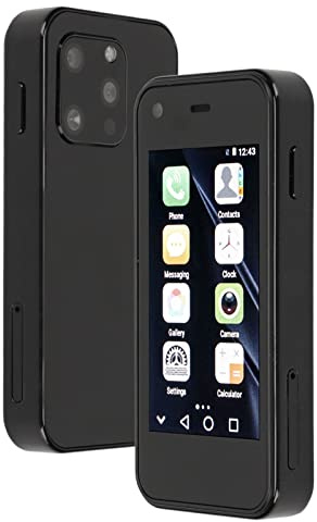 SOYES Teléfono XS13, Mini Smartphone Pequeño de 2,5 Pulgadas, 1GB RAM 8GB ROM Cámara 5MP,6.0, Dual SIM GPS 3G, con Material ABS, para Familiares y Amigos (Black)