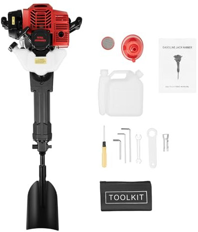 Fridgestea 52CC - Escavatore per albero da giardino, a 2 tempi, 1900 W, a benzina, per piante da giardino, per scavo