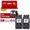 540 XL Schwarz Druckerpatronen PG 540 540XL Multipack schwarz Patronen für Canon PG540 PG-540 XL für Canon Pixma TS5150 TS5151 MG3550 MG3600 MG3650 MG3650s MG4200 MX475 MX530 (Schwarz, 2-Pack)