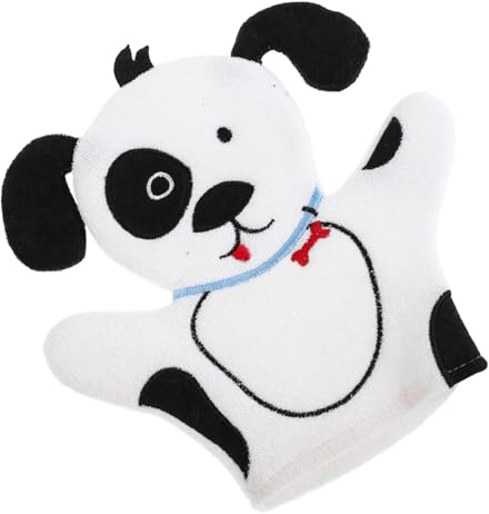 ASAKKURA Badeschrubber-handschuh für Kleinkinder Cartoon-tiermotiv Weiches Material Waschen und Peeling für Bad und Dusche Unverzichtbares Badezimmer-accessoire