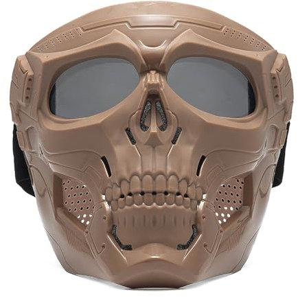 Motorradbrille, abnehmbar, kratzfest, Schutzbrille, Helm, Brille für Damen und Herren