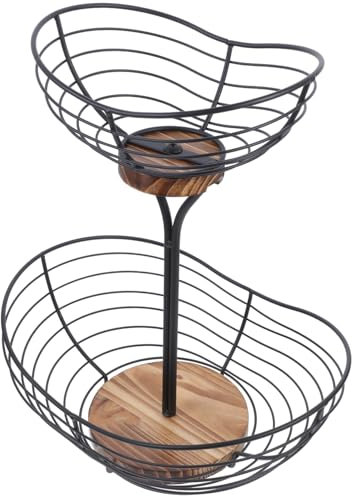 Alipis Plato De Fruta De Varias Frutero De Alambre Para Cocina Cesta Para Almacenar Frutas Plato De Para Encimera Para Organización De