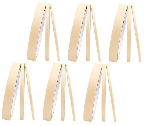 DECORNIJIA Nail Art Masking Adhesive Tape 18 Rolls 3/5/12mm Sticky Nail Painting Tape for Manicure Salon and Home Use