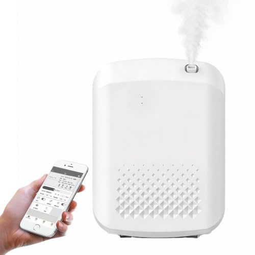 Difusor de aroma Bluetooth de 400 ml de gran capacidad, difusor inteligente de aceites esenciales con aplicación y control remoto, atomización de dos líquidos, máquina de aroma silenciosa para el