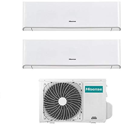 Hisense Condizionatore Climatizzatore Inverter Energy Dual Split 9000+12000 9+12 Btu 2AMW50U4RXA R-32 A++