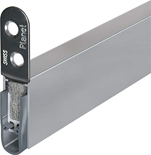PLANET Türdichtung HS 1-seitig L 960mm Aluminium silberfarben eloxiert Holztüren