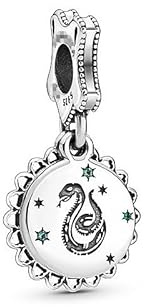 Charm Anhänger,925 Sterling Silber Slytherin Dangle Charm Silber Perlen Passend Für Original Charm Armband Moment Schmuck Für Frauen