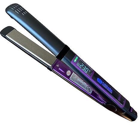 LISSARA Fer à Lisser Professionnel Titanium 250°C Plaques Flottantes - Spécial Lissage Brésilien, Chauffe Rapide, Classic Evolv Noir