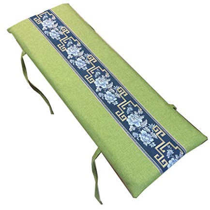 Outdoor/Indoor,Bierbankauflage,strapazierstark und langlebig,Sitzauflage Sitzpolster Bankpolster Polsterauflage Sitzpolster Sitzbank-Auflage Sitzkissen Bankauflage Auflage-Grün 120×30×4cm(47×12×1.6i