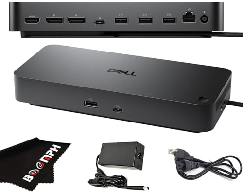Dell WD19S Docking Station with 130W Power Adapter and 90W Power Delivery - USB Type-C, HDMI, Dual DisplayPort (WD19S130W)