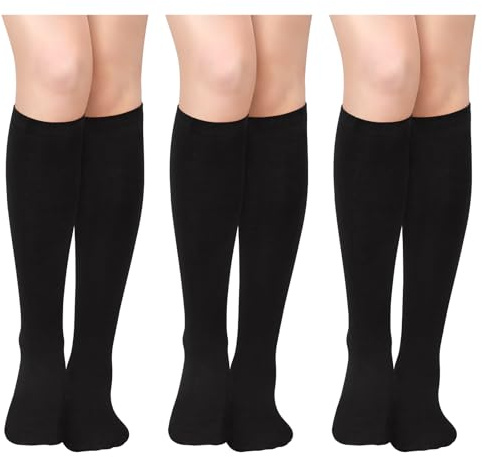 Sarfel Women's Knee High Socks Black Knee High Socks for Women Knee High Black Socks Long Socks for Women Knee Socks for Women
