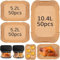 SdreMelo 320 Stück Backpapier für Heißluftfritteuse Backpapier für Ninja Foodi AF500EU 10.4L Airfryer Backpapier für Ninja Flex Drawer 10.5L 5.2L AF500EU/AF500EUCP Instant 8.5L Duronie AF34,Ometa 9L