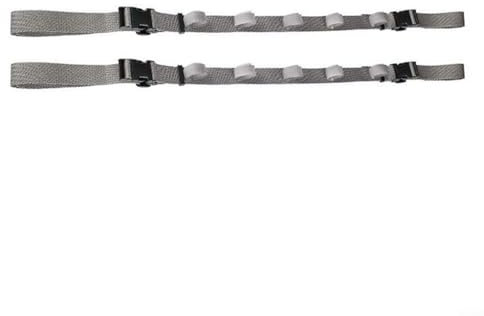 Gettimore Auto-Angelrutenhalter, 5 Rutenkapazität, Dachträger innen, Angelruten-Aufhänger, Gurte, schwarz, 96,5 cm Breite, verstellbar bis 2200 mm (grau)