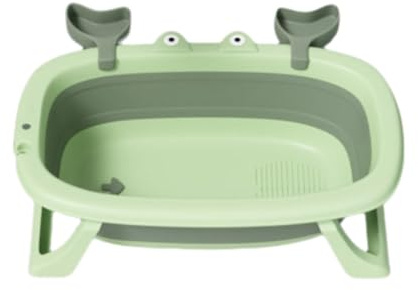 HONGXIAQRP Baignoire pliable multifonction pour animal domestique pour le bain/douche - Baignoire à linge portable - Organiseur de rangement (vert)
