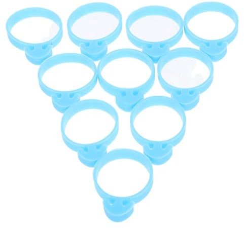 COLLBATH Set Di 10 Anelli Di Fissaggio Per Sac À Poche in Silicone Supporti Per Sac À Poche Kit Per Dolci Utensili Per Inibitori Di Fuoriuscita Forniture Per Cottura