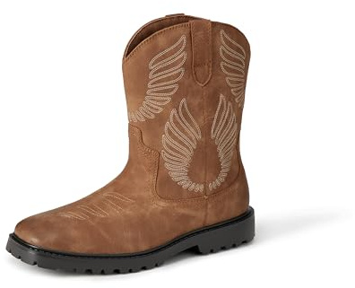 Amazon Essentials herr Aemn63513Fyrkantig tå western cowboy stövlar