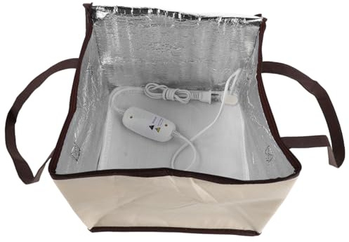 VERDANVERSE Fermentadora De Pan con Calentador De Masa Madre Caja De Fermentación Plegable para Masa Control De Temperatura Estable para Cocina Doméstica Y Apartamentos Pequeños