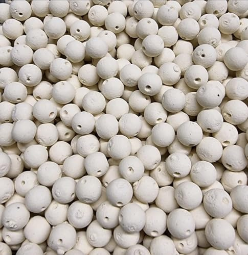 Pre Drilled hi-viz Mini Boilies 8mm Carp Fishing Bait over 40 flavours (Monster crab, White)