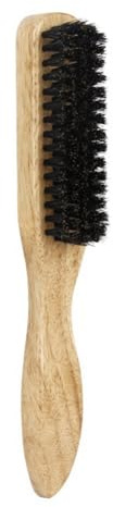 Masslla Bürste zum Glätten der Haare, Wildschweinhaarbürste, für Damen und Herren, Haarbürste, Bartbürste, Gelb