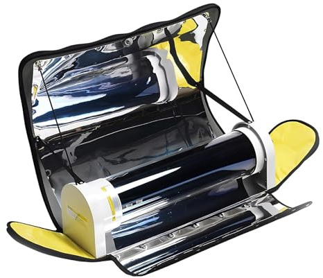 Four Solaire Camping Fonction Barbecue, Solar Cooker Portable Capacité 4,5 L Pour 4–5 Personnes, Acier Inoxydable Sans Fumée