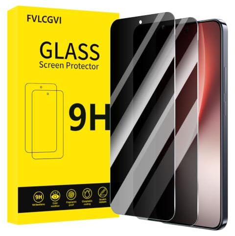FVLCGVI 2 Piezas,Protector Pantalla Privacidad para Honor Magic 8 Lite 5G, Anti Espía,Alta definición claridad,Dureza 9H, Antiarañazos,Anti Huellas, Sin Burbujas, Fácil Instalación