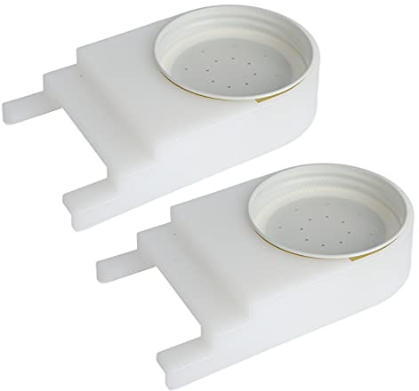 Alimentador de Abejas, Caja de Entrada, alimentador de Agua y azúcar, Juego de 2 Piezas, Tapa de plástico Duradero y fácil de Limpiar para Suministros de Apicultura, apicultores
