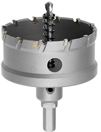 sourcing map Hartmetall Lochschneider, Lochsägen für 5mm Edelstahlblech Metall 70mm