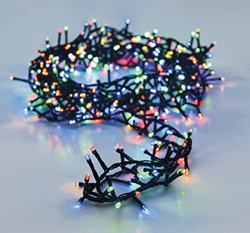 matrasa Cluster Lichterkette BUNT 8 Funktionen Memory innen & außen IP44 30m | 1500 LED