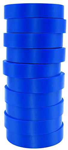 ALBOYI Isolierband 10 Rollen, 15mm x 15m PVC Isolierband Wasserdichtfür, Elektrisches Klebeband Selbstklebendes, Gafferband für Isolieren, Reparieren, Bündeln von Kabeln, Blau