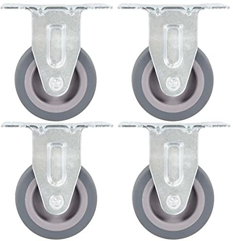 vidaXL 24 pcs Fixed Casters 50 mm