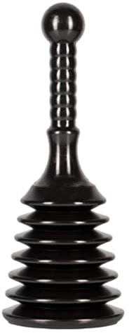 Voarge Sink Plunger, Sink and Toilet Plunger, Sink and Drain Plunger for Bathrooms, Kitchens, Sinks, Baths and Showers, Black