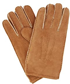 Simons Leather Mens Tan 100% Sheepskin Gloves