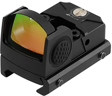 ToopMount Rotpunktvisier 1x22 2MOA Reflexvisier Mini Small Sight mit 21mm Picatinny & GK Montageplatte Pro kompakter optischer Sucher passen Picatinny Rail GK Kamera