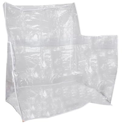 Gralara Sesselbezug aus PVC, Sessel-Schonbezug, PVC, transparent, staubdicht, Sesselschutzbezug, Liegestuhlbezug für Zeremonien, Hotelschlafzimmer
