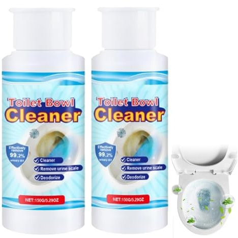 Touch free fizzy foam toilet cleaner Splash toilet cleaner foam powder Fizzy foam toilet cleaner For Toilet Squatting Pans, Urinals, Pipe Cleaning (2pcs)