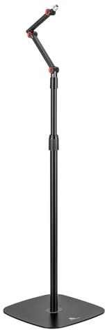 Maclean MC-337 Pied de microphone en métal hauteur réglable 626-1694 mm 1kg max