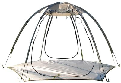 Tenda trasparente per esterni, gazebo pieghevole per 6 persone, tenda in PVC con finestra per campeggio, eventi sportivi, impermeabile, a bolle