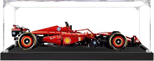 Acryl Vitrine für 42207 SF-24 F1 Car, Acryl Display Case Box, Transparente Schaukasten Showcase Aufbewahrungsbox für Modelle Sammlerstücke, 65 x 30 x 20CM (Nur Vitrine)
