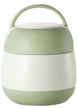 Nimomo Recipiente térmico para Alimentos, Fiambrera térmica de Acero Inoxidable de 1,2 L, con Aislamiento térmico, con Cuchara