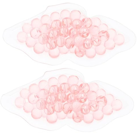 VICASKY 2 Stück Kühlende Lippenpads 8cm Gelmaske Zur Lippenentspannung Bei Sommerbeschwerden Beruhigend Und Feuchtigkeitsspendend Tragbar Für Sensible Lippenpflege