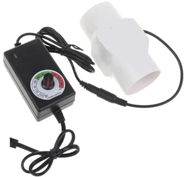 Extractor de aire silencioso Extractor de aire potente y silencioso de 12 V, 18 W y 50 mm for ventanas, paredes, baños, inodoros y cocinas. para baño, inodoro y ventilación