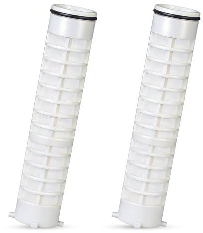 XwaYexa 1-1/2 60 Mesh Spin Down Replacement Filter, Fit for Rusco, Vu-Flow Systems Sediment Filter for Well Water, Irrigation Drinking Water Agriculture Industrial, Model FS-1-1/2-60, 2 Pack